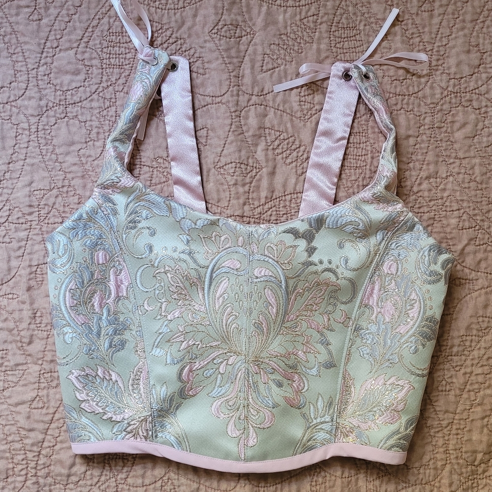 Handmade Satin Corset
